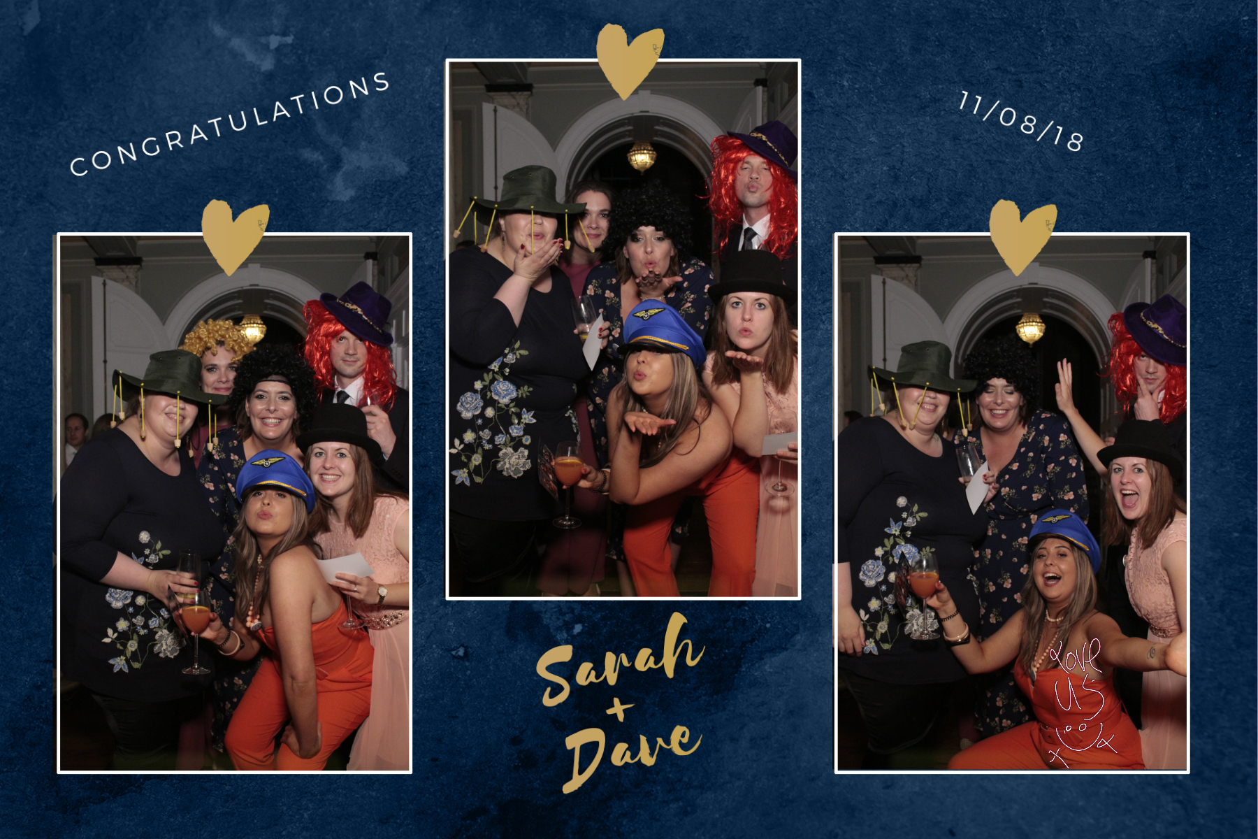 Sarah & Dave's Wedding | View more photos from the event at gallery.myphotoboothexperience.co.uk/u/MyPhotoBoothExperienceLtd/Sarah-Daves-Wedding